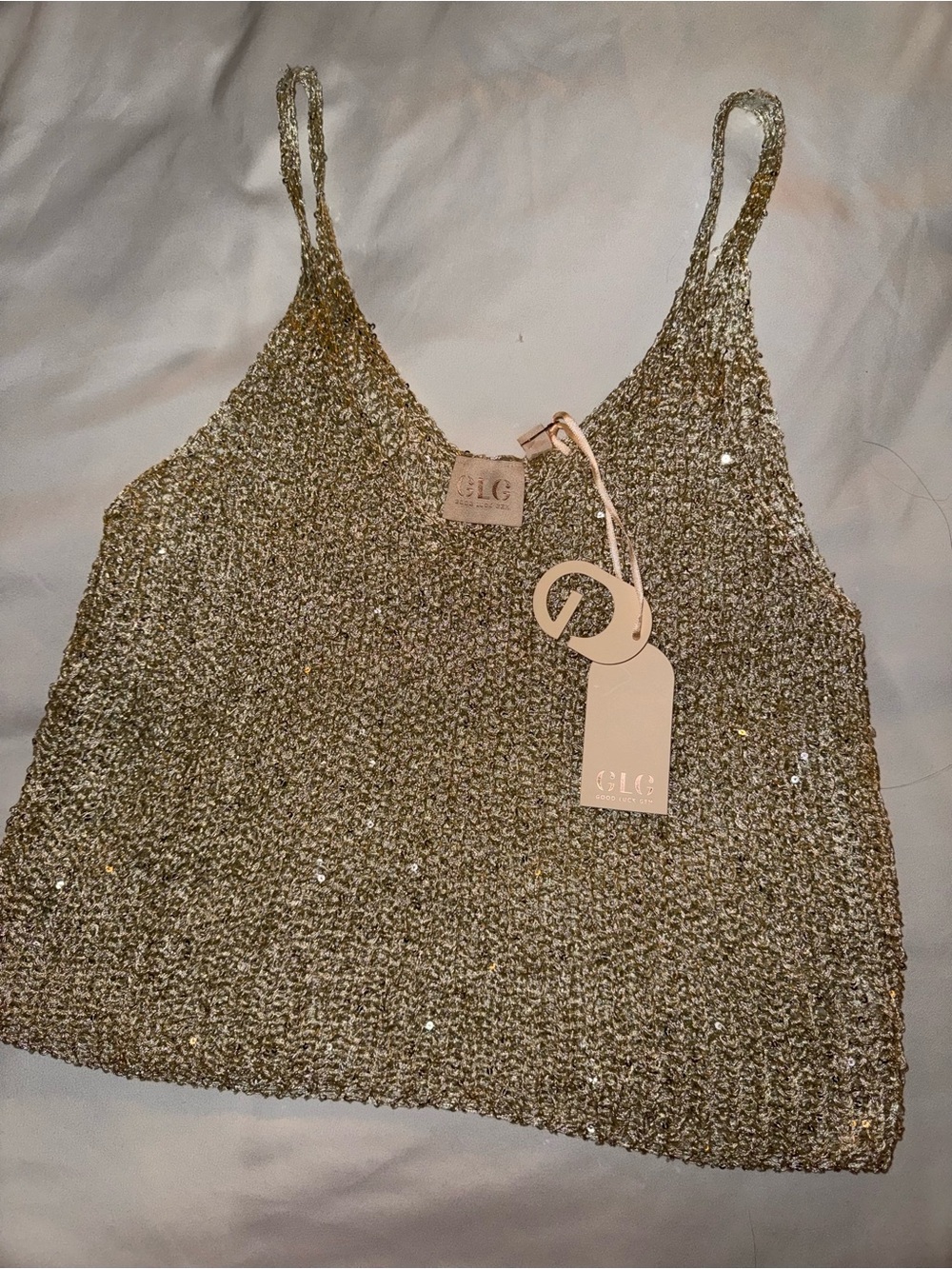 Sparkle Knit Cami Tank